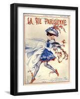 1920s France La Vie Parisienne Magazine Cover-null-Framed Giclee Print