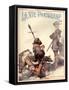 1920s France La Vie Parisienne Magazine Cover-null-Framed Stretched Canvas