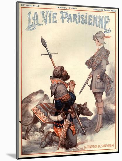 1920s France La Vie Parisienne Magazine Cover-null-Mounted Giclee Print