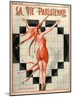 1920s France La Vie Parisienne Magazine Cover-null-Mounted Giclee Print