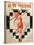 1920s France La Vie Parisienne Magazine Cover-null-Stretched Canvas