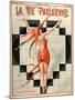 1920s France La Vie Parisienne Magazine Cover-null-Mounted Giclee Print