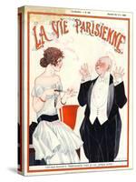 1920s France La Vie Parisienne Magazine Cover-null-Stretched Canvas