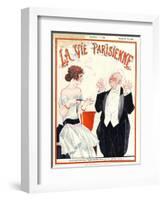 1920s France La Vie Parisienne Magazine Cover-null-Framed Giclee Print