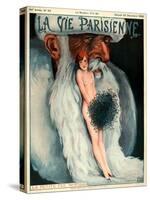 1920s France La Vie Parisienne Magazine Cover-null-Stretched Canvas