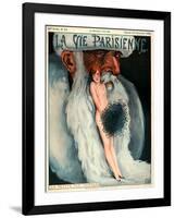 1920s France La Vie Parisienne Magazine Cover-null-Framed Giclee Print