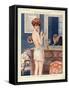 1920s France La Vie Parisienne Magazine Plate - Arguments Troublants-null-Framed Stretched Canvas