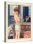 1920s France La Vie Parisienne Magazine Plate - Arguments Troublants-null-Stretched Canvas