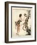 1920s France La Vie Parisienne Magazine Plate - La Revanche D'Eve-null-Framed Giclee Print