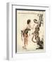 1920s France La Vie Parisienne Magazine Plate - La Revanche D'Eve-null-Framed Giclee Print