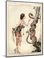 1920s France La Vie Parisienne Magazine Plate - La Revanche D'Eve-null-Mounted Giclee Print