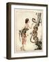 1920s France La Vie Parisienne Magazine Plate - La Revanche D'Eve-null-Framed Premium Giclee Print