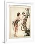 1920s France La Vie Parisienne Magazine Plate - La Revanche D'Eve-null-Framed Premium Giclee Print