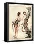 1920s France La Vie Parisienne Magazine Plate - La Revanche D'Eve-null-Framed Stretched Canvas