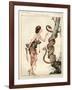 1920s France La Vie Parisienne Magazine Plate - La Revanche D'Eve-null-Framed Giclee Print