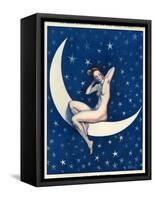 1920s France La Vie Parisienne Magazine Plate - Un Reve Etoile-null-Framed Stretched Canvas