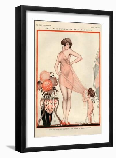 1920s France La Vie Parisienne Magazine Plate-null-Framed Giclee Print