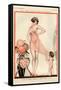 1920s France La Vie Parisienne Magazine Plate-null-Framed Stretched Canvas