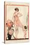 1920s France La Vie Parisienne Magazine Plate-null-Stretched Canvas