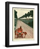 1920s France La Vie Parisienne Magazine Plate-null-Framed Premium Giclee Print