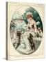 1920s France La Vie Parisienne Magazine Plate-null-Stretched Canvas