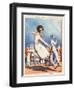 1920s France La Vie Parisienne Magazine Plate-null-Framed Premium Giclee Print