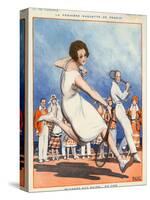 1920s France La Vie Parisienne Magazine Plate-null-Stretched Canvas