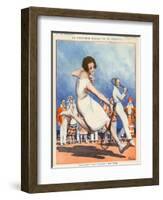 1920s France La Vie Parisienne Magazine Plate-null-Framed Giclee Print