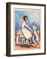 1920s France La Vie Parisienne Magazine Plate-null-Framed Giclee Print