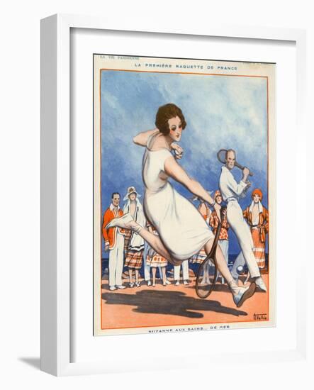 1920s France La Vie Parisienne Magazine Plate-null-Framed Giclee Print