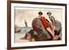 1920s France La Vie Parisienne Magazine Plate-null-Framed Giclee Print