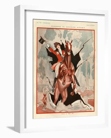 1920s France La Vie Parisienne Magazine Plate-null-Framed Giclee Print