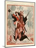 1920s France La Vie Parisienne Magazine Plate-null-Mounted Giclee Print