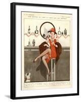 1920s France La Vie Parisienne Magazine Plate-null-Framed Giclee Print