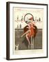 1920s France La Vie Parisienne Magazine Plate-null-Framed Giclee Print