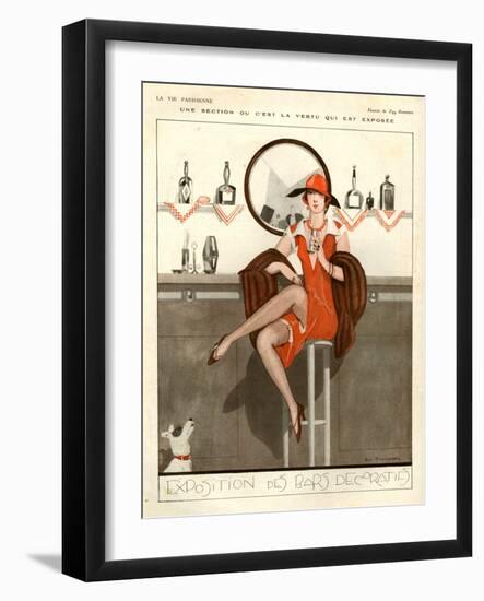 1920s France La Vie Parisienne Magazine Plate-null-Framed Giclee Print