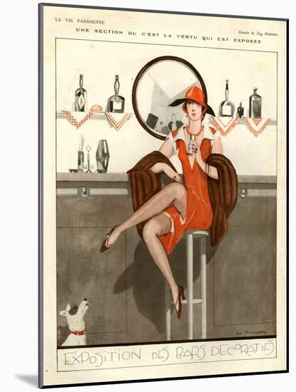 1920s France La Vie Parisienne Magazine Plate-null-Mounted Giclee Print