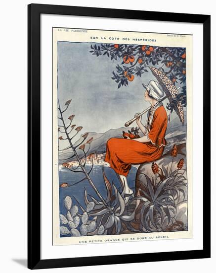 1920s France La Vie Parisienne Magazine Plate-null-Framed Giclee Print