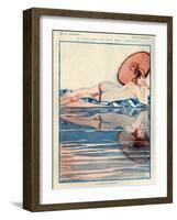 1920s France La Vie Parisienne Magazine Plate-null-Framed Giclee Print