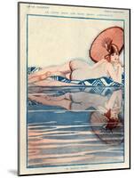 1920s France La Vie Parisienne Magazine Plate-null-Mounted Giclee Print