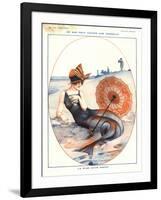 1920s France La Vie Parisienne Magazine Plate-null-Framed Giclee Print