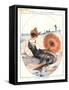 1920s France La Vie Parisienne Magazine Plate-null-Framed Stretched Canvas