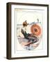 1920s France La Vie Parisienne Magazine Plate-null-Framed Premium Giclee Print