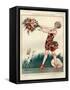 1920s France La Vie Parisienne Magazine Plate-null-Framed Stretched Canvas