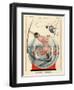 1920s France La Vie Parisienne Magazine Plate-null-Framed Premium Giclee Print