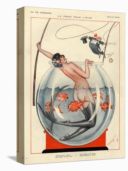 1920s France La Vie Parisienne Magazine Plate-null-Stretched Canvas