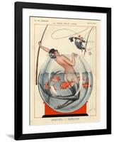 1920s France La Vie Parisienne Magazine Plate-null-Framed Giclee Print