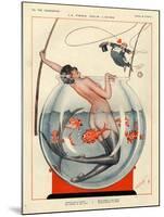 1920s France La Vie Parisienne Magazine Plate-null-Mounted Giclee Print