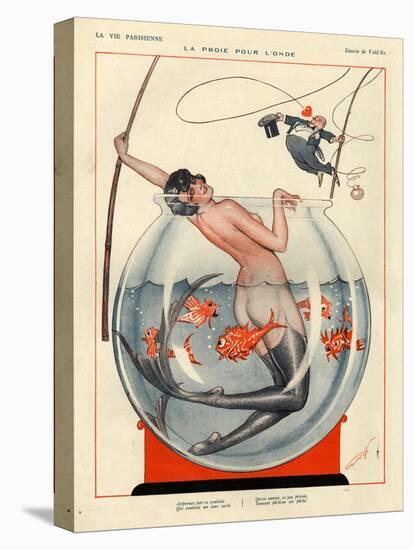 1920s France La Vie Parisienne Magazine Plate-null-Stretched Canvas