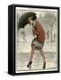 1920s France La Vie Parisienne Magazine Plate-null-Framed Stretched Canvas